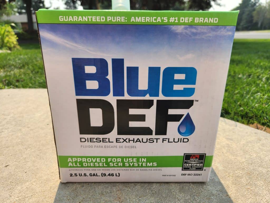 blue def diesel exhaust fluid as a lawn fertilizer