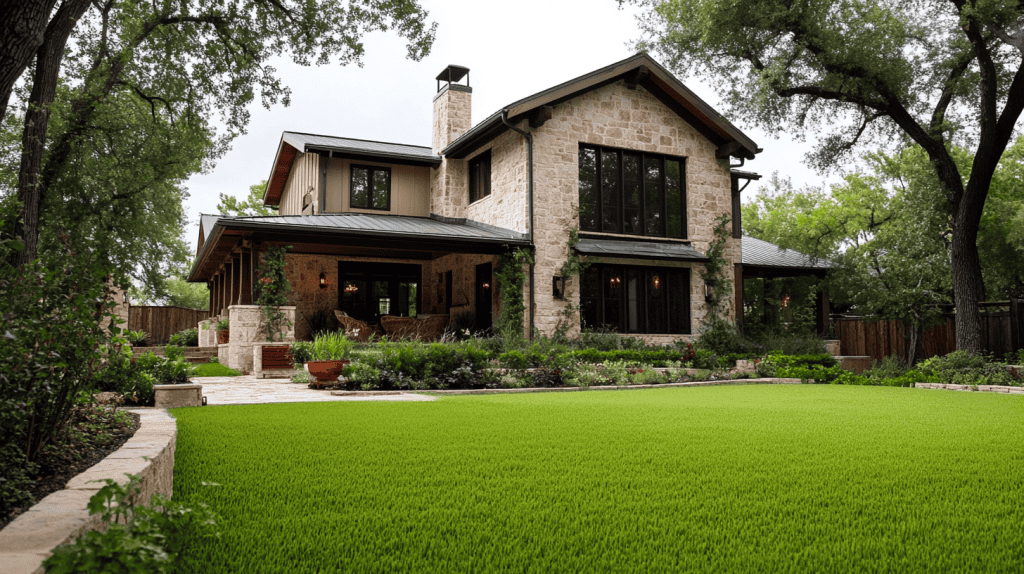 beautiful Texas lawn