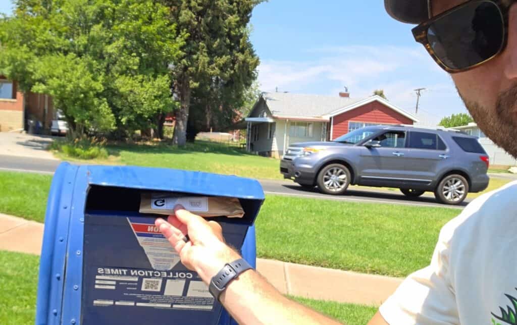 mail in the at-home soil test
