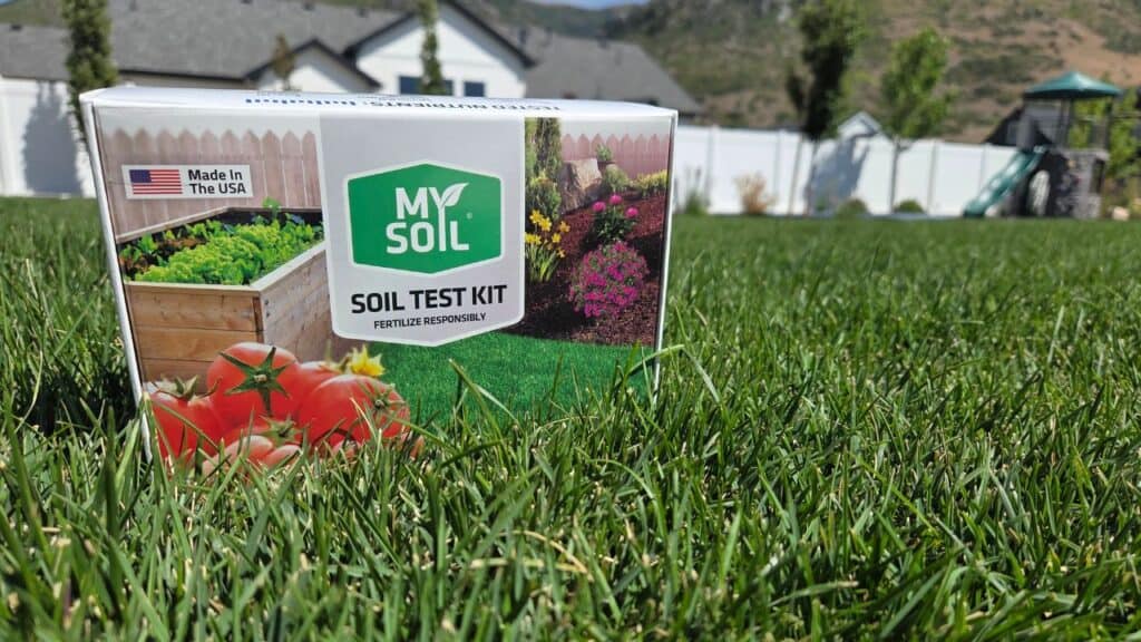 A soil test kit I used before applying Neighbor's Envy