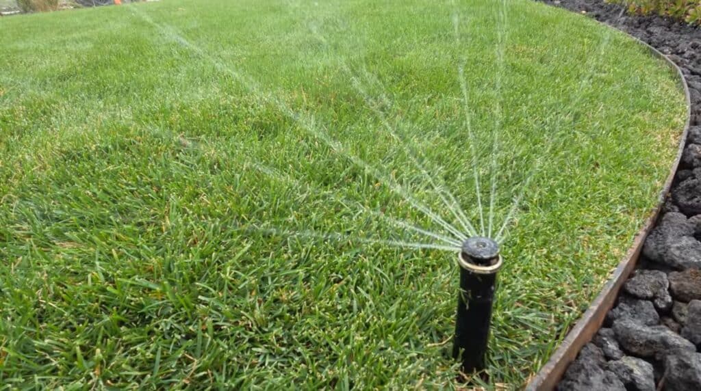 how to blow out sprinkler lines before winter