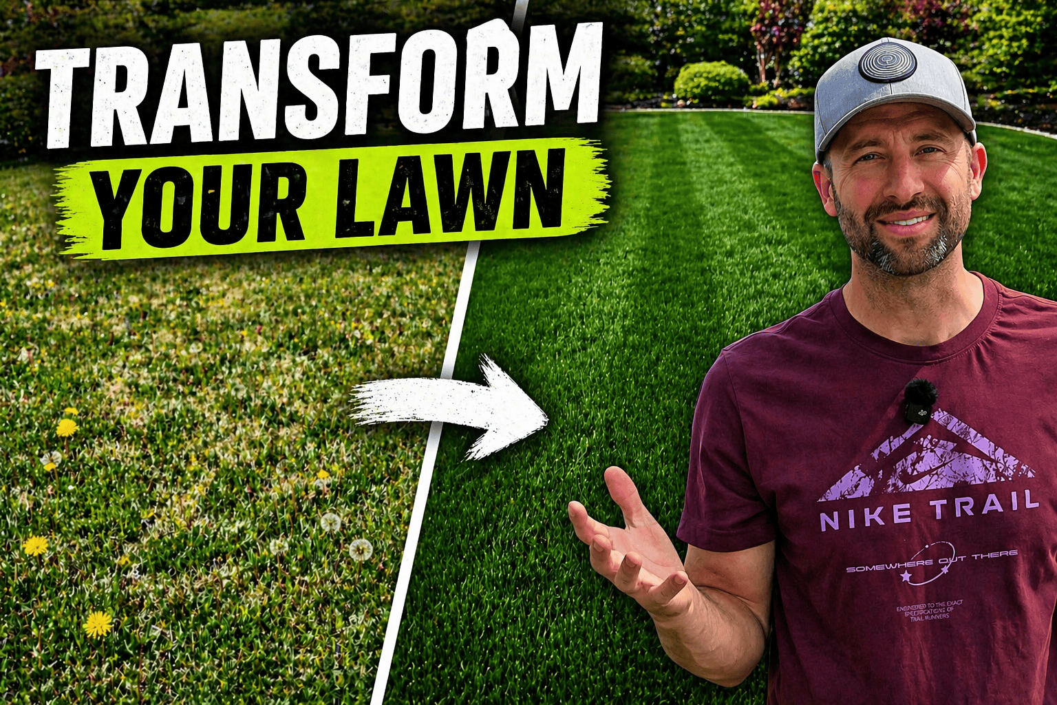 how to fix an ugly lawn in spring