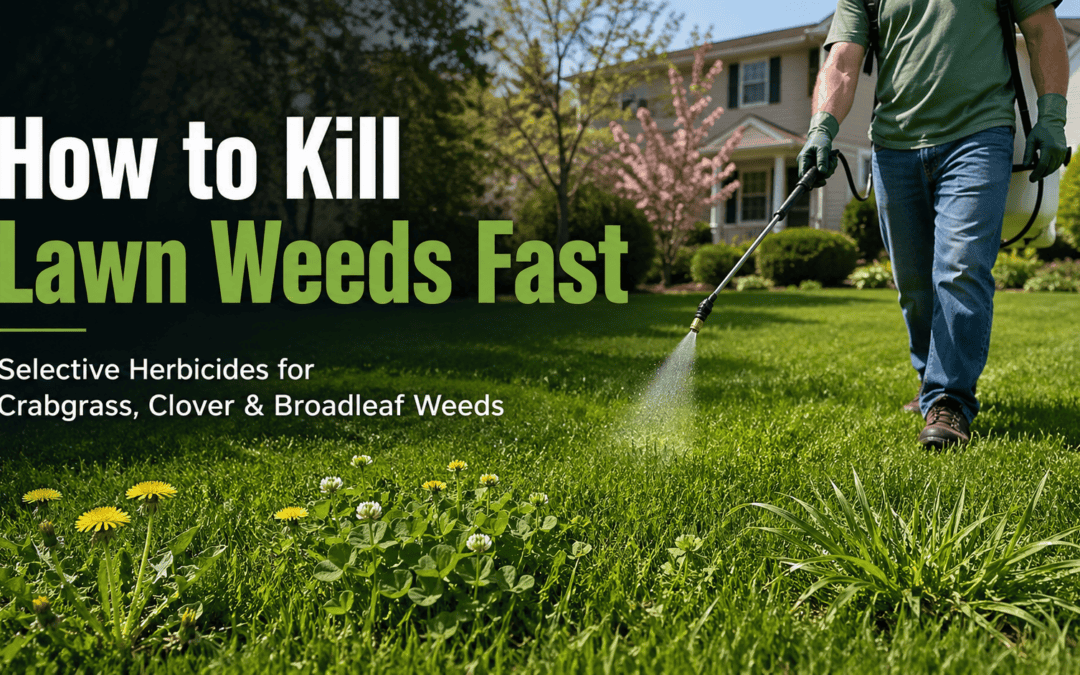 how to kill lawn weeds fast