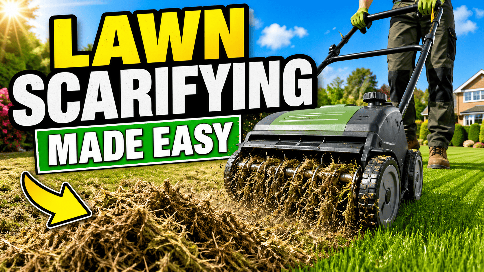 how to scarify your lawn