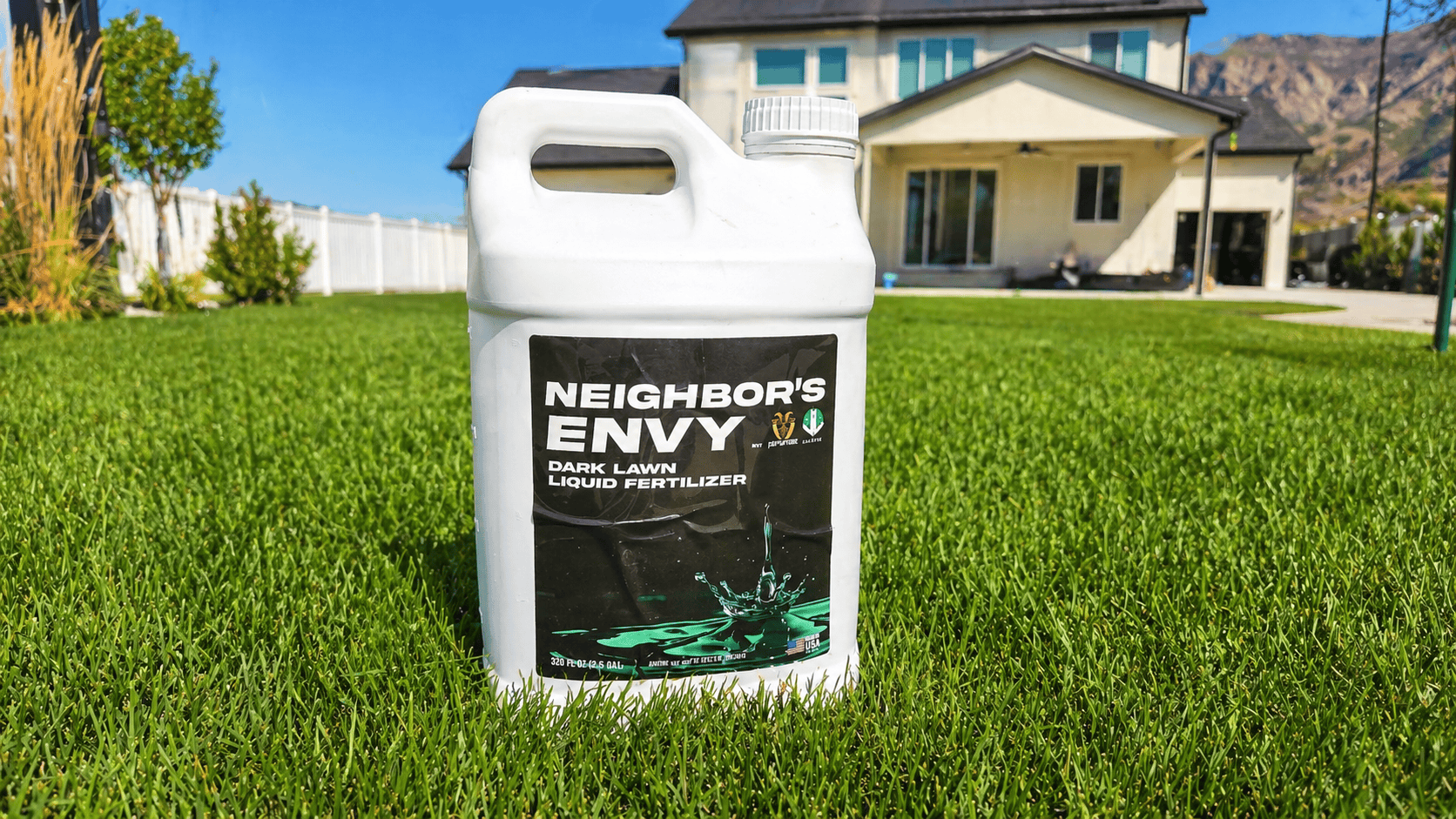 Neighbor's Envy Liquid Lawn fertilizer
