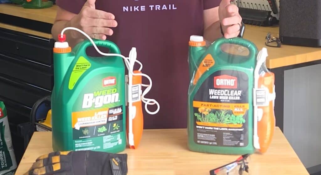 how to use ortho weedclear to kill crabgrass and fix an ugly lawn