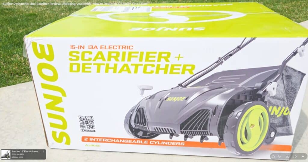 why buy the sunjoe dethatcher and scarifier