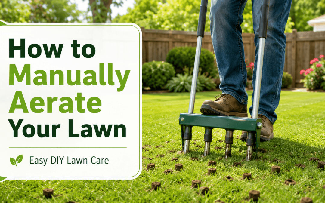 how to manually aerate your lawn