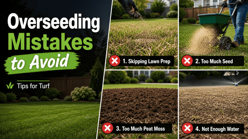 overseeding for beginners mistakes to avoid