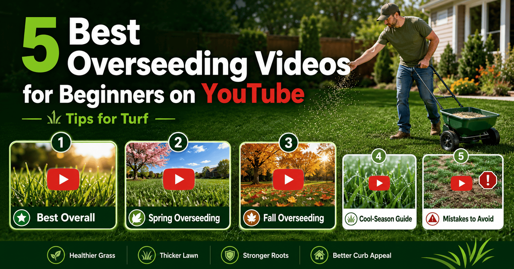 5 Best Lawn Overseeding Videos on YouTube in 2026