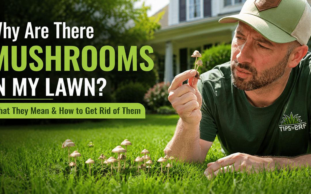 why are there mushrooms in my lawn