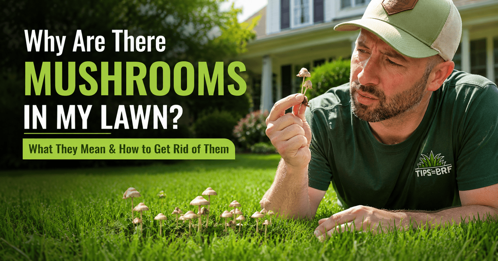 why are there mushrooms in my lawn