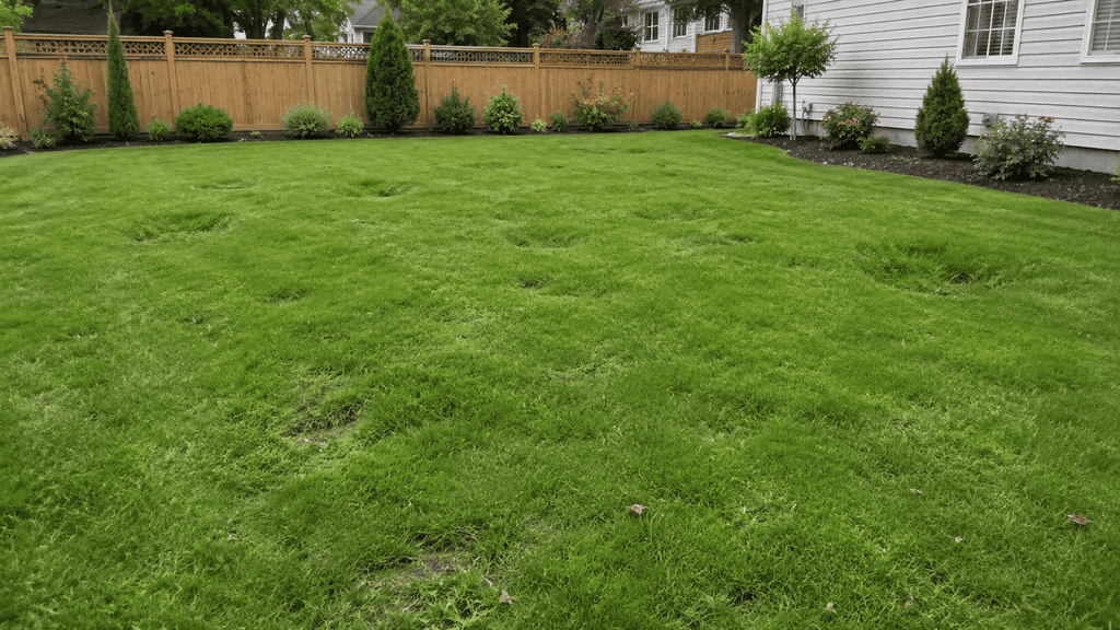 how to fix bumpy spots in a lawn