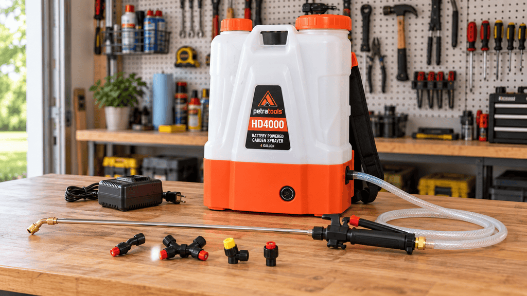 how to assemble the petratools hd4000 backpack sprayer