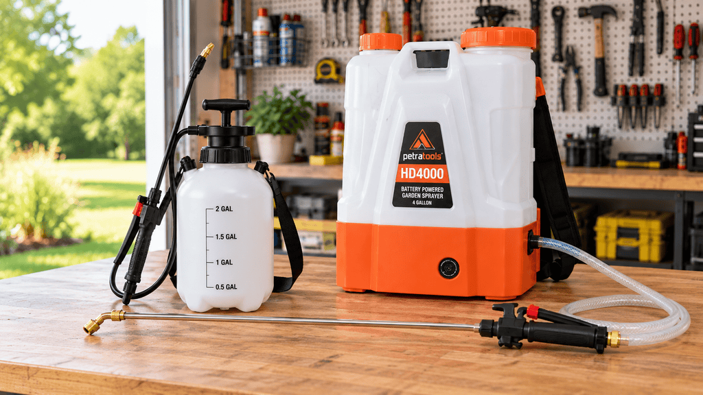 is the petratools hd4000 backpack sprayer better than a pump sprayer