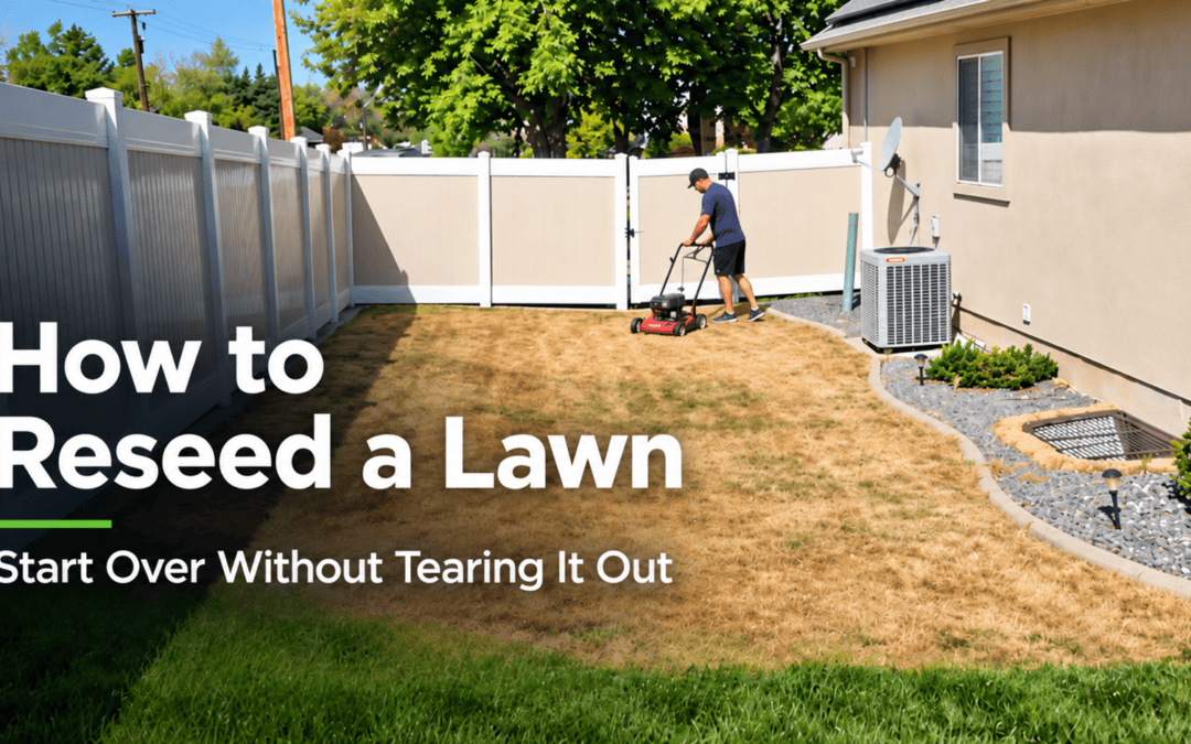 how to reseed a lawn