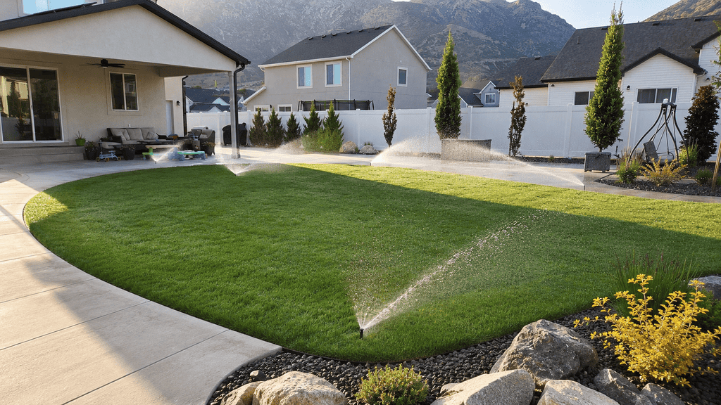 water correctly to get a green lawn
